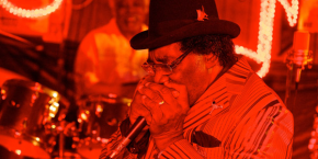 Listen to “Smokestack Lightning” by Big George Brock