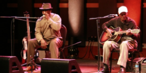 Photo recap and review of Jimmy “Duck” Holmes and Terry “Harmonica” Bean in concert at World Cafe Live by Jonny Meister