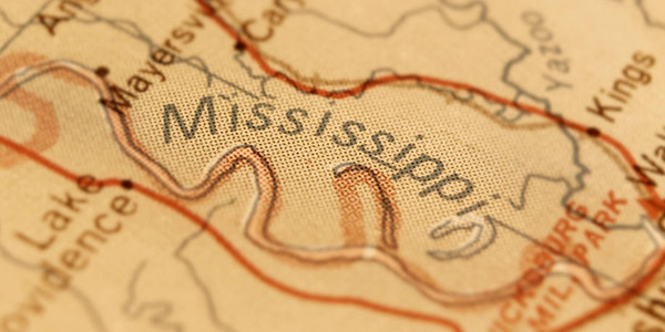 Map of Mississippi